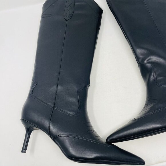 INC International Concepts Womens Size 9.5M Hayleigh Mid-Heel Cowboy Boots $129 - Picture 3 of 6